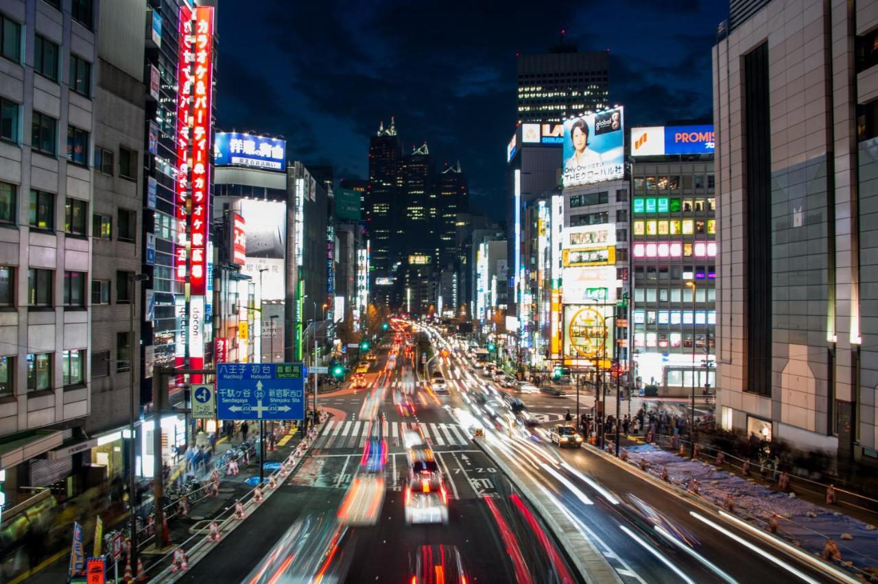 Glou Higashi Shinjuku Hotell Tokyo prefektur Exteriör bild